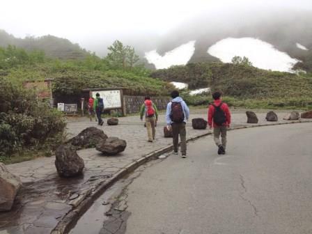 登山前